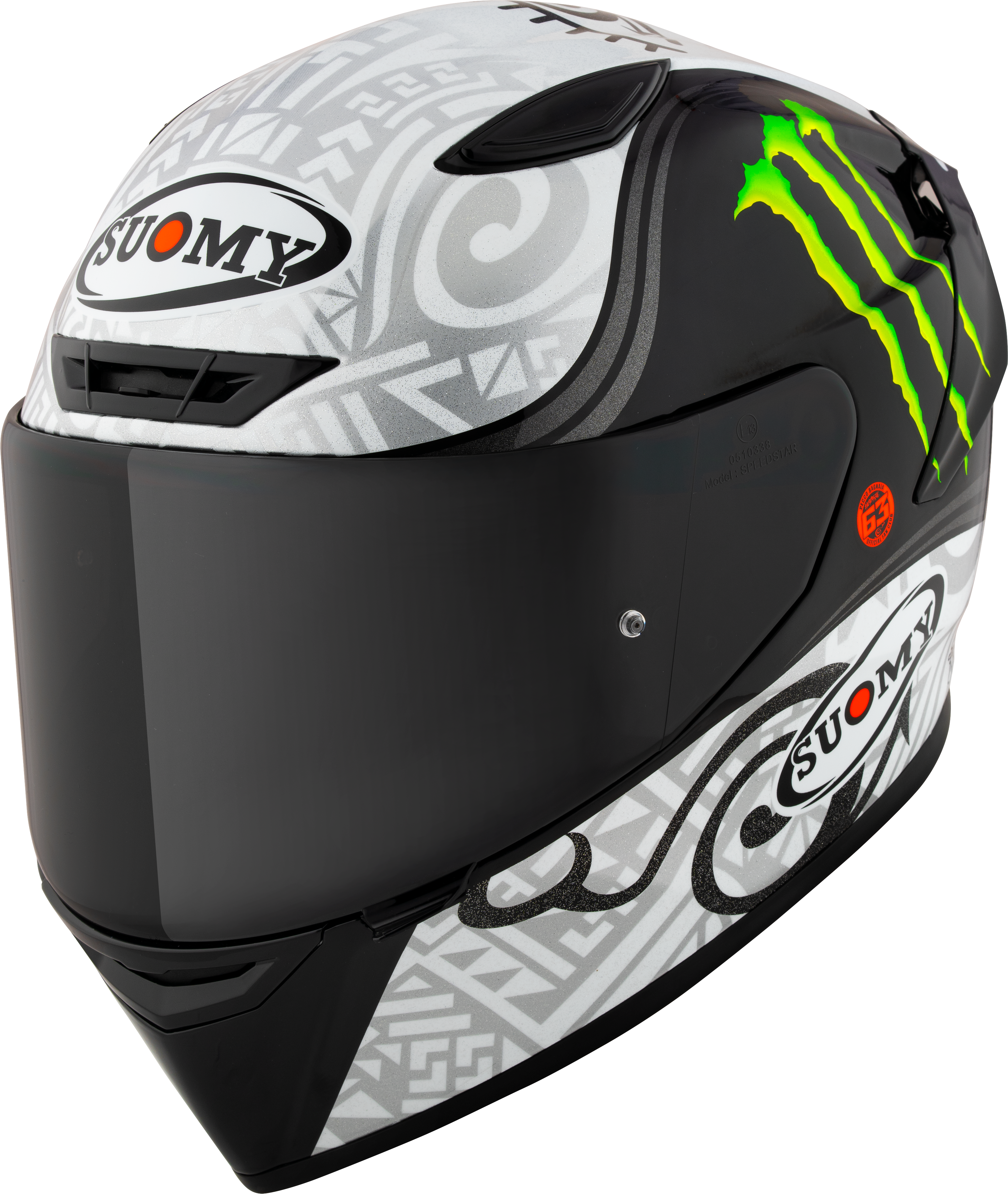 Suomy Track-1 Casco Francesco Pecco Bagnaia Replica de la Prueba de Invierno 2023 K6T10015 