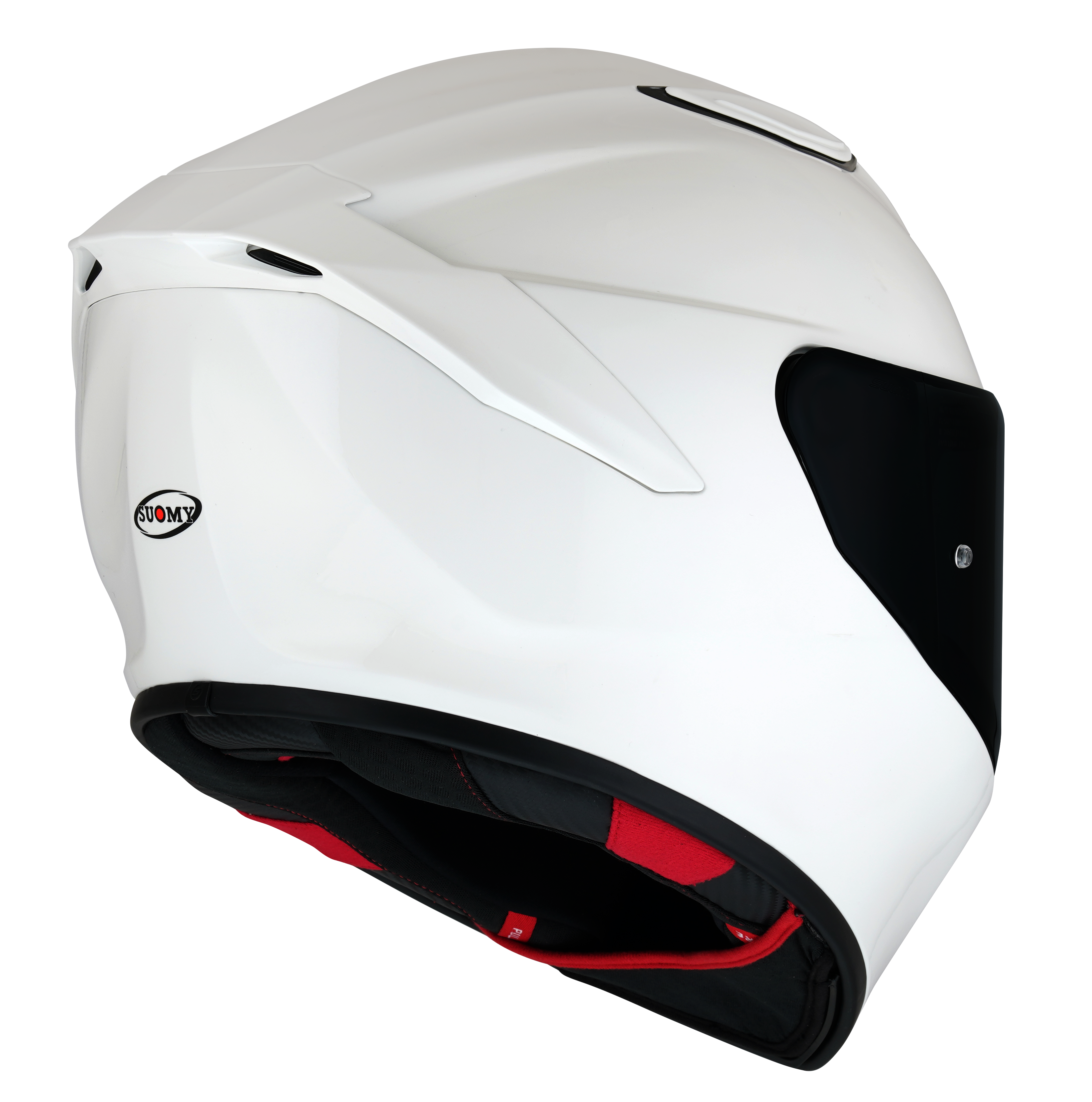 Suomy Track-1 Casco blanco brillante K6T100W3 