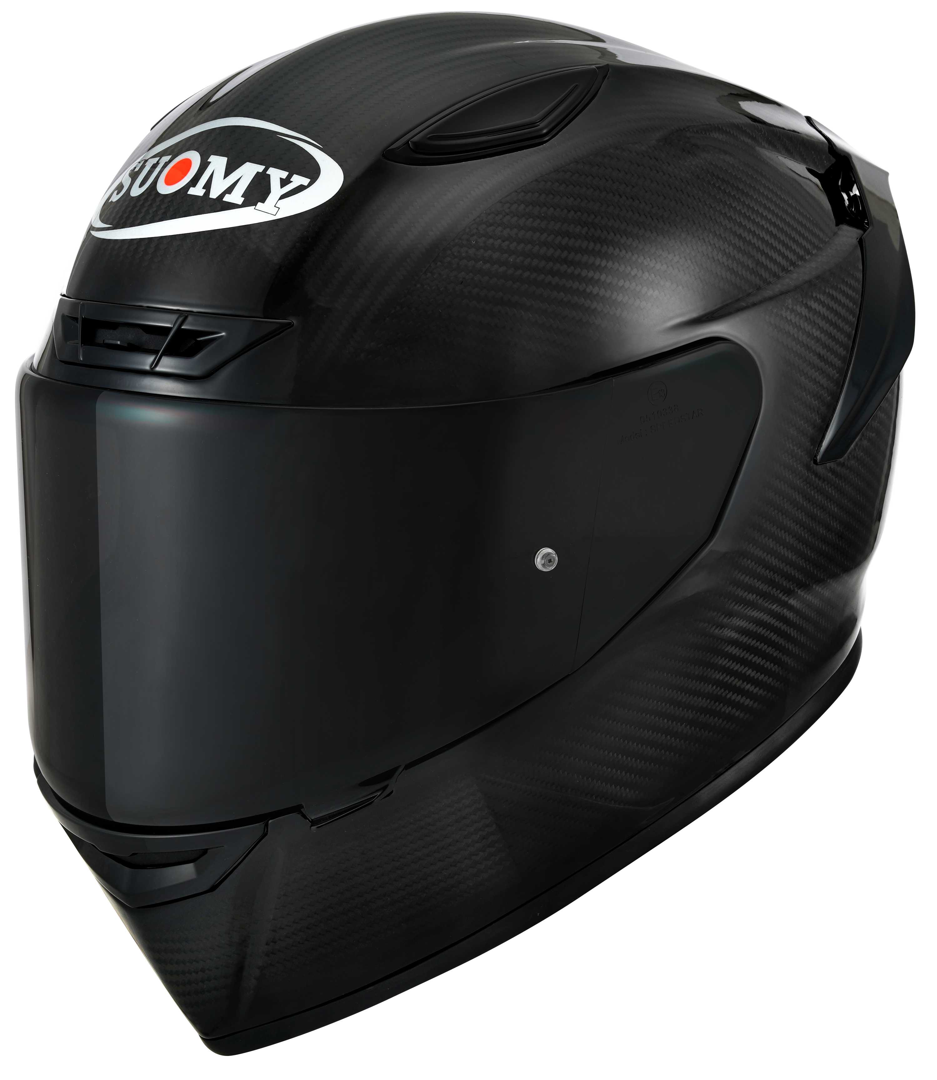 Suomy TX-Pro Casco Carbono brillo vista carbono K6TX0007 