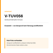 Akrapovic Geräuschdämpfer-Einsatz V-TUV056 — Platzhalter, kein Herstellerfoto verfügbar
