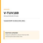 Akrapovic Geräuschdämpfer-Einsatz Yamaha R1 / MT-10 (16-21) V-TUV169 — Platzhalter, kein Herstellerfoto verfügbar