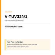 Akrapovic Geräuschdämpfer-Einsatz Yamaha R6 (15-26) V-TUV324/1 — Platzhalter, kein Herstellerfoto verfügbar