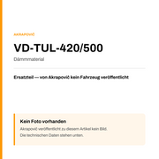Akrapovic Dämmmaterial VD-TUL-420/500 — Platzhalter, kein Herstellerfoto verfügbar
