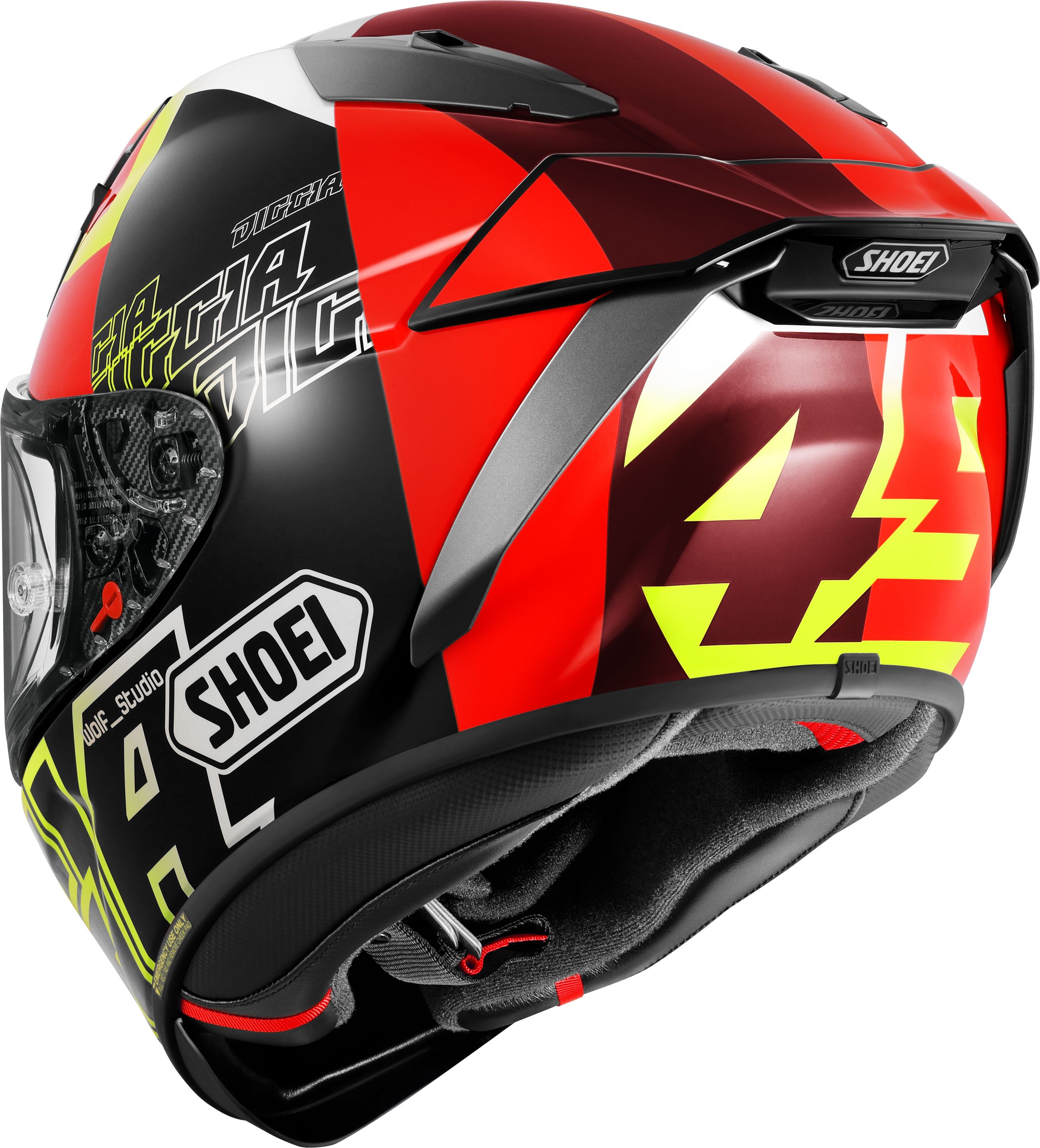 Casco Shoei X-SPR PRO Diggia2 TC-3 Fabio Di Giannantonio réplica 2025 