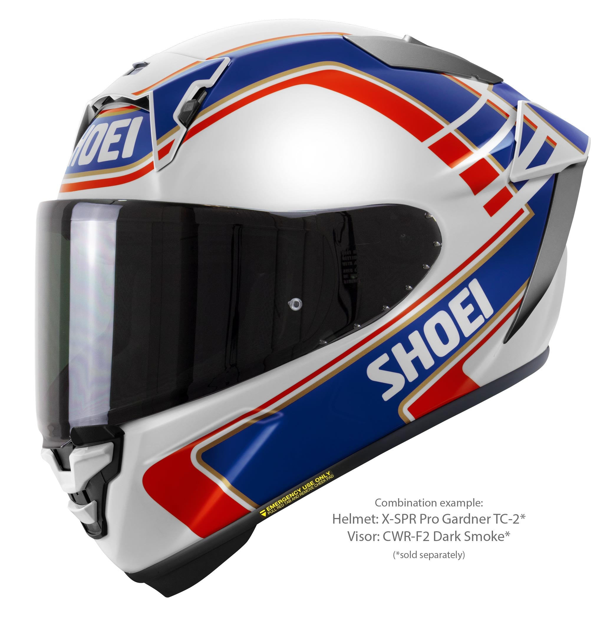 Shoei X-SPR PRO Casco Réplica Wayne Gardner TC-2 