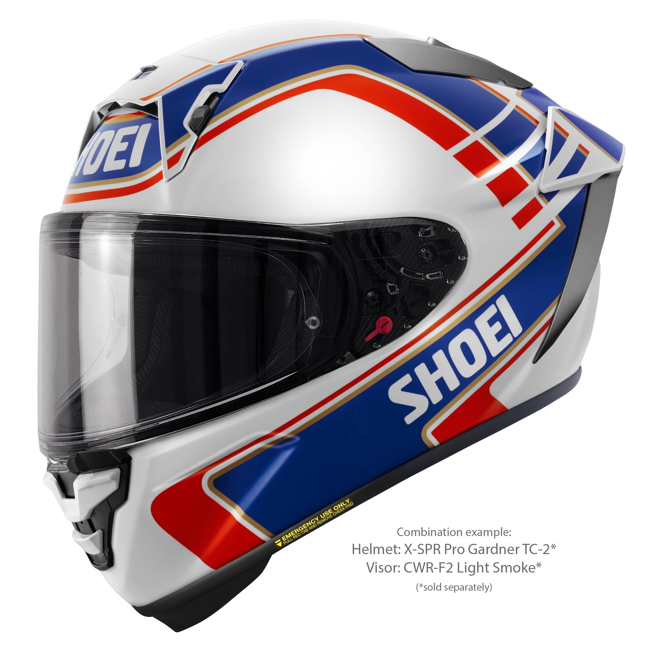 Shoei X-SPR PRO Casco Réplica Wayne Gardner TC-2 