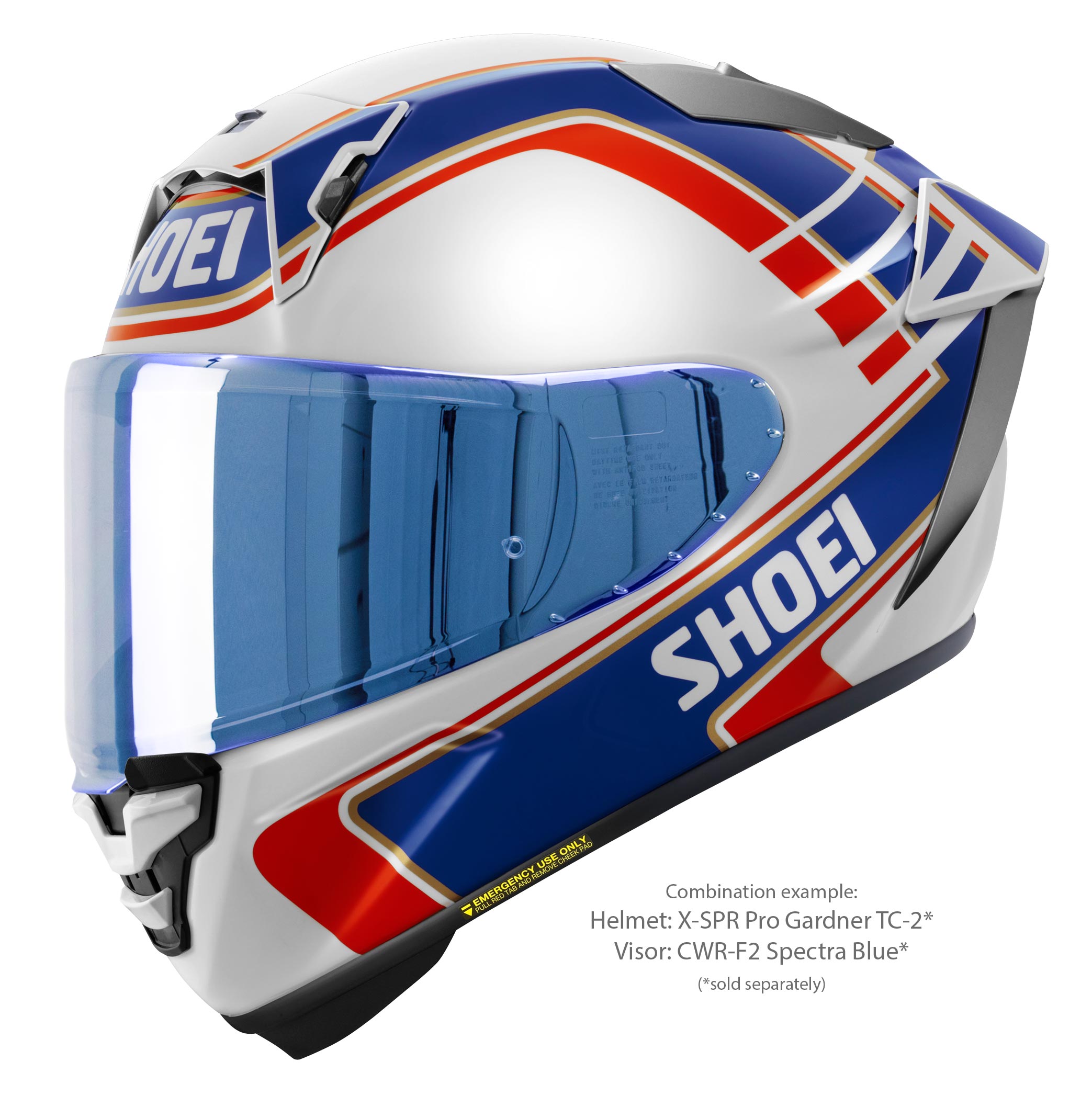 Shoei X-SPR PRO Casco Réplica Wayne Gardner TC-2 