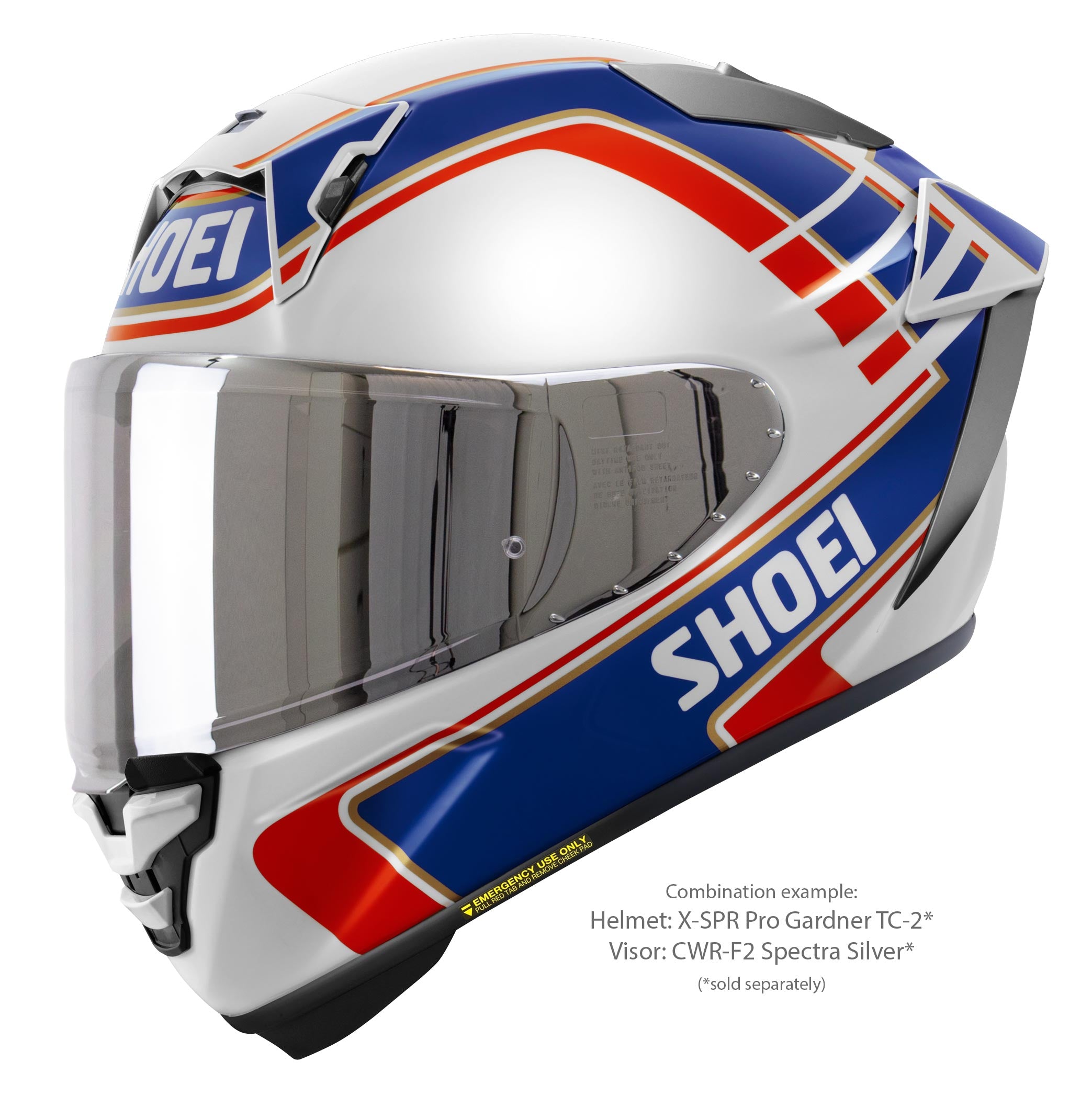 Shoei X-SPR PRO Casco Réplica Wayne Gardner TC-2 