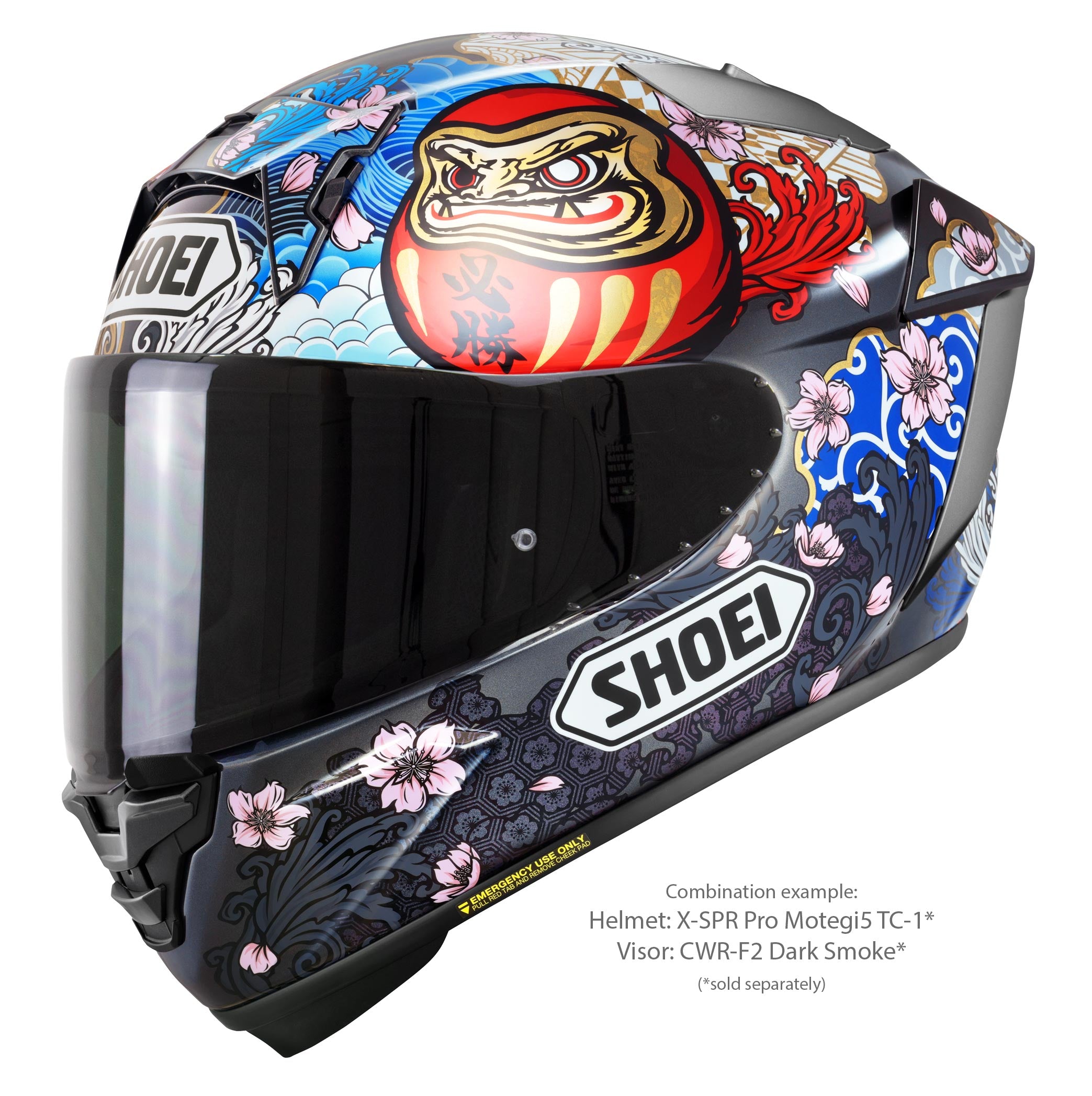 Shoei X-SPR PRO Casco Márquez Motegi5 TC-1 - Réplica de Marc Márquez Motegi 2024 