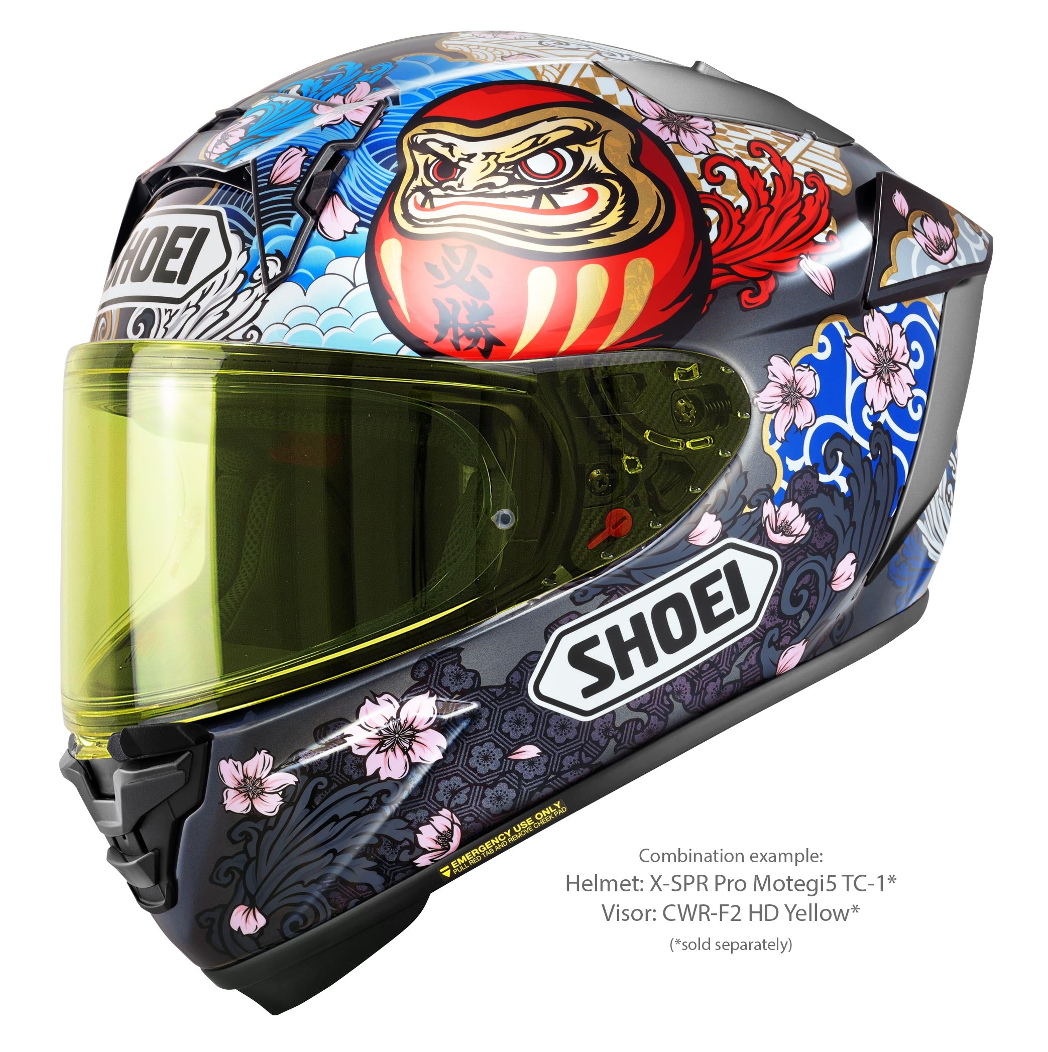 Shoei X-SPR PRO Casco Márquez Motegi5 TC-1 - Réplica de Marc Márquez Motegi 2024 