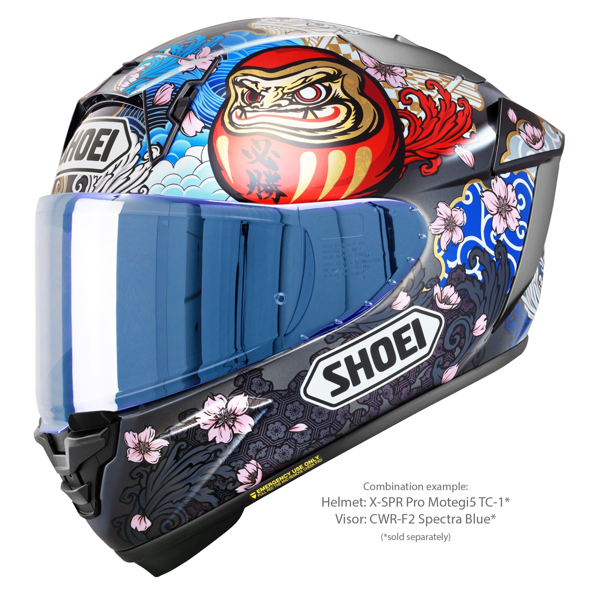 Shoei X-SPR PRO Casco Márquez Motegi5 TC-1 - Réplica de Marc Márquez Motegi 2024 