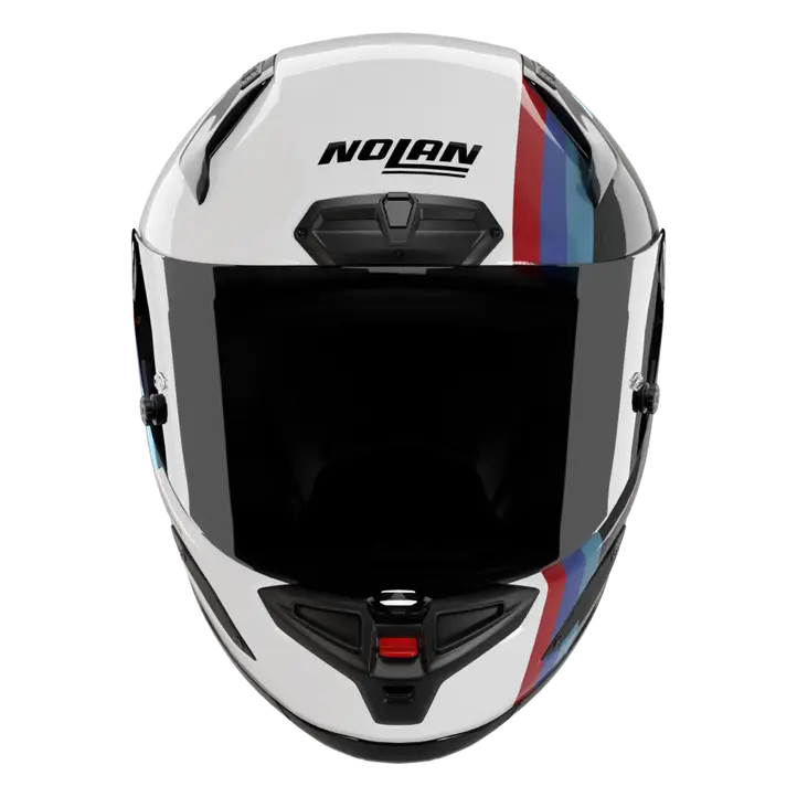 Casco Nolan X-804 RS Ultra Carbon Gemini Blanco/Azul/Rojo 365 