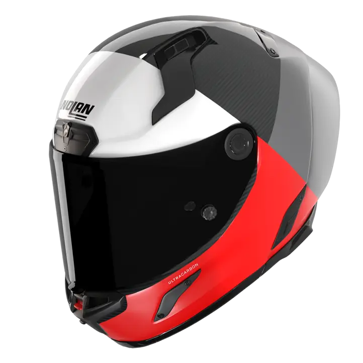 Casco Nolan X-804 RS Ultra Carbon Blocco Rojo/Blanco 369 