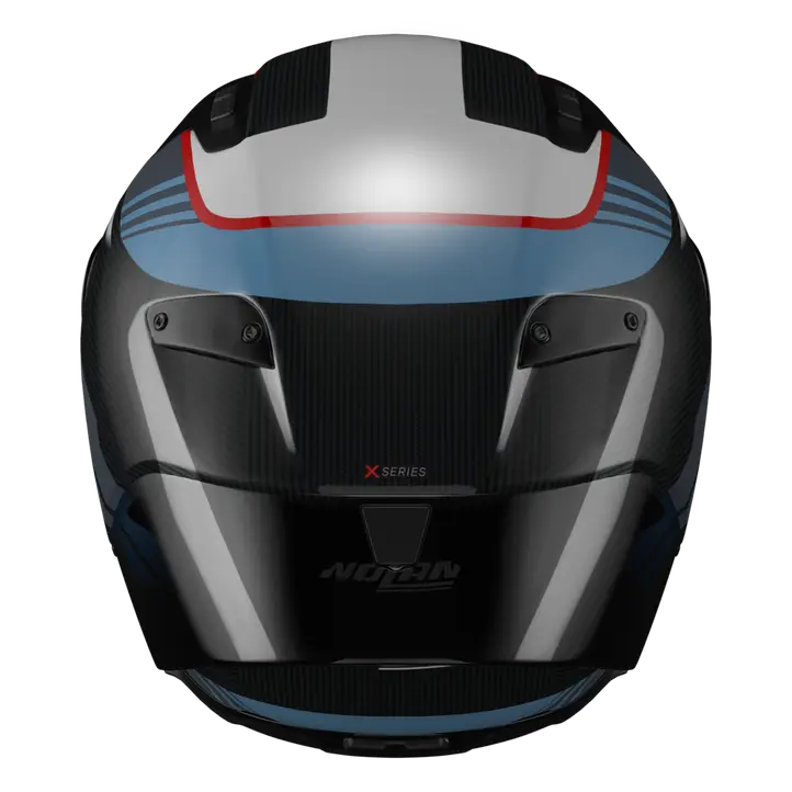Casco Nolan X-804 RS Ultra Carbon Piega Oscuro Azul/Azul/Rojo 366 