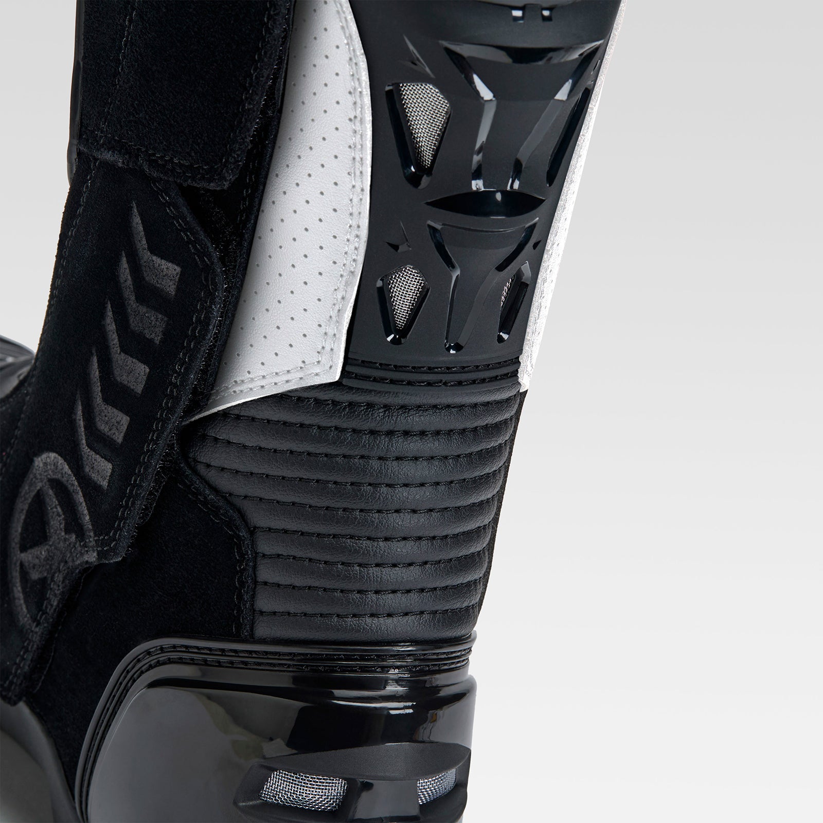 XPD XP6-S botas de moto | Hombre | Blanco/Negro 