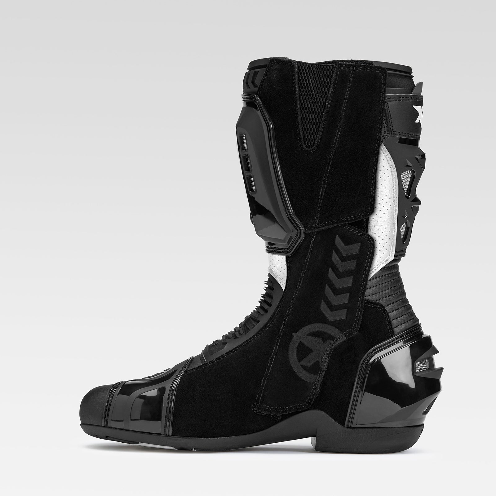 XPD XP6-S botas de moto | Hombre | Blanco/Negro 