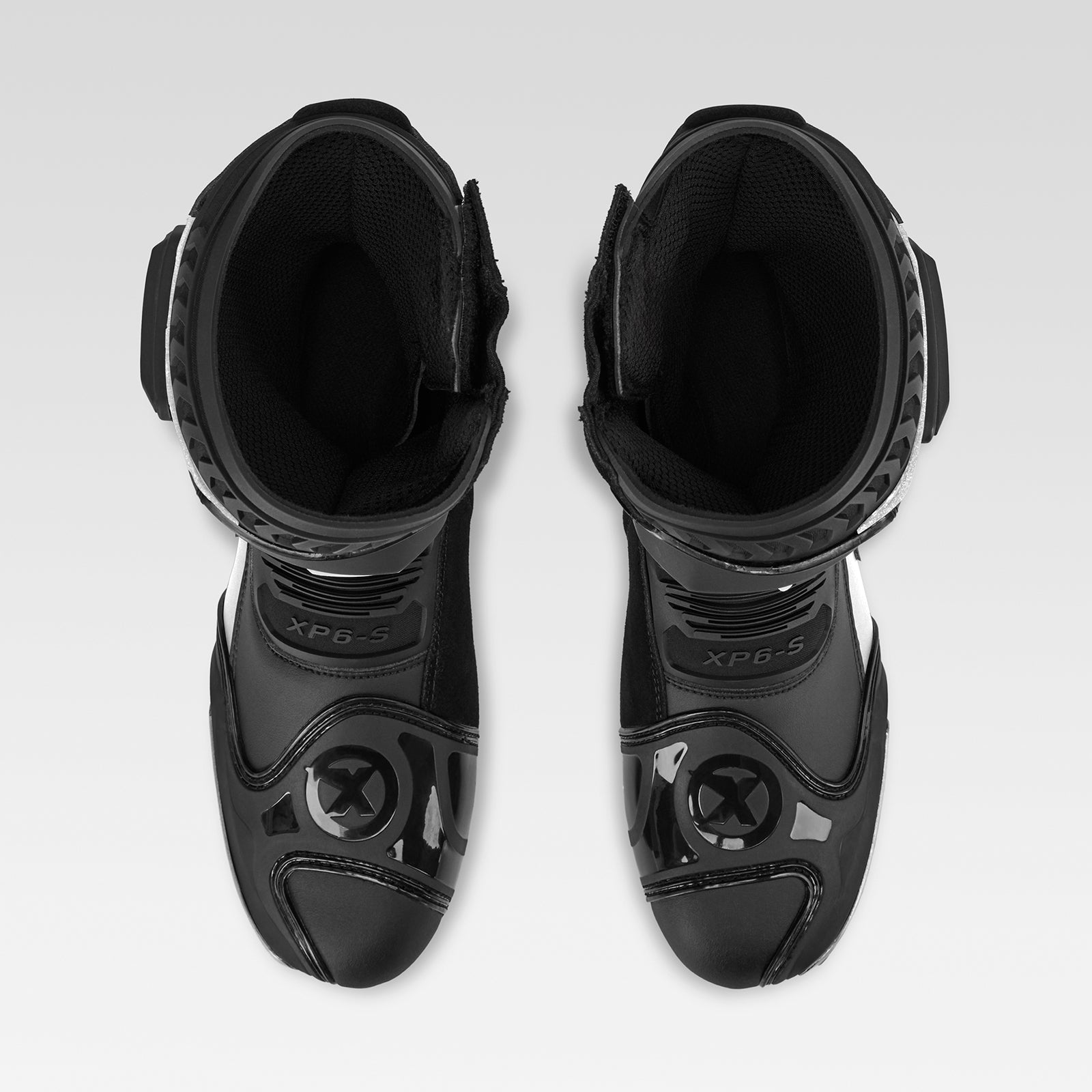 XPD XP-Mode botas de motocicleta | Hombres | Negro/Blanco 