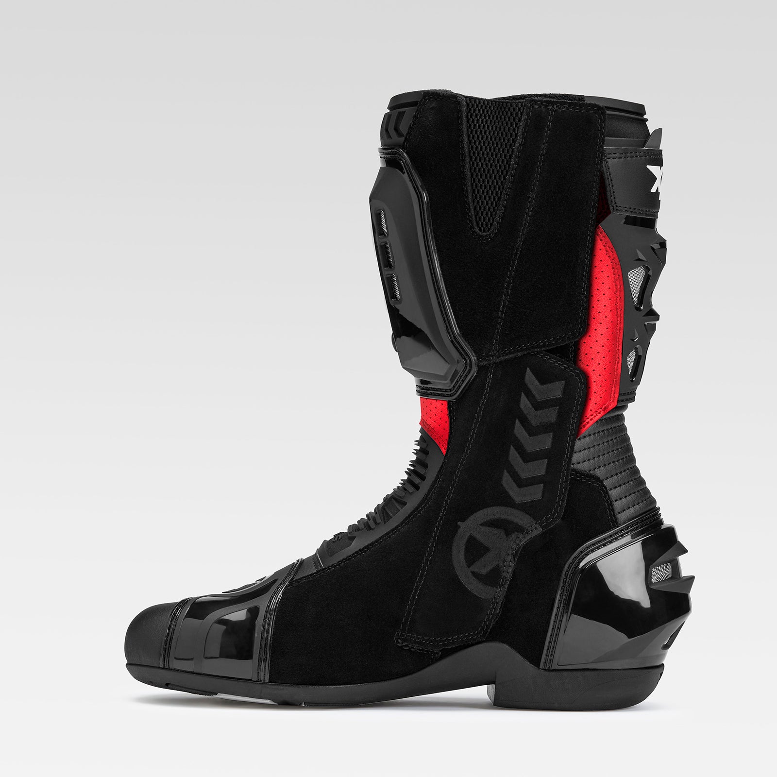 XPD XP6-S botas de moto | Hombre | Rojo/Negro 