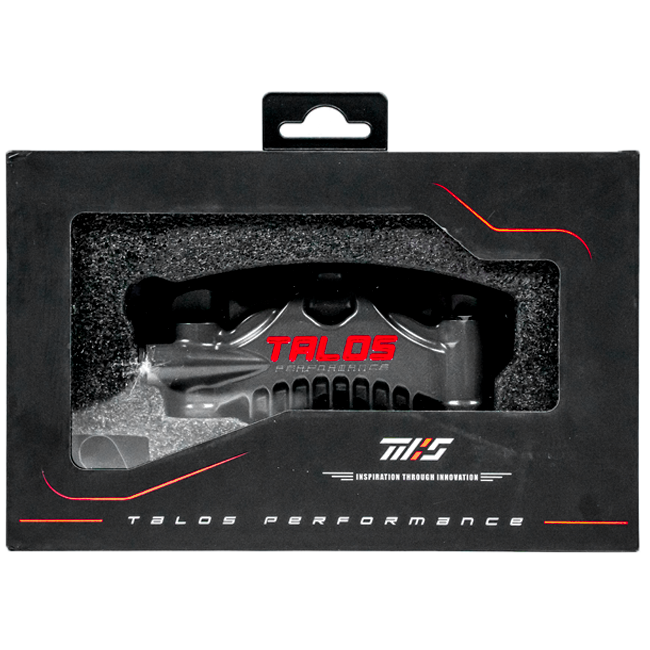 Talos X75 SBK Racing Monoblock P4 32/36 108mm pinza de freno delantera izquierda | X75.108.HD.L 