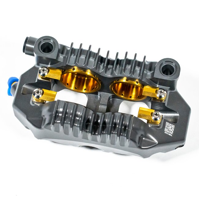 Talos X75 SBK Racing Monoblock P4 32/36 100mm pinza de freno delantera izquierda | X75.100.HD.L 