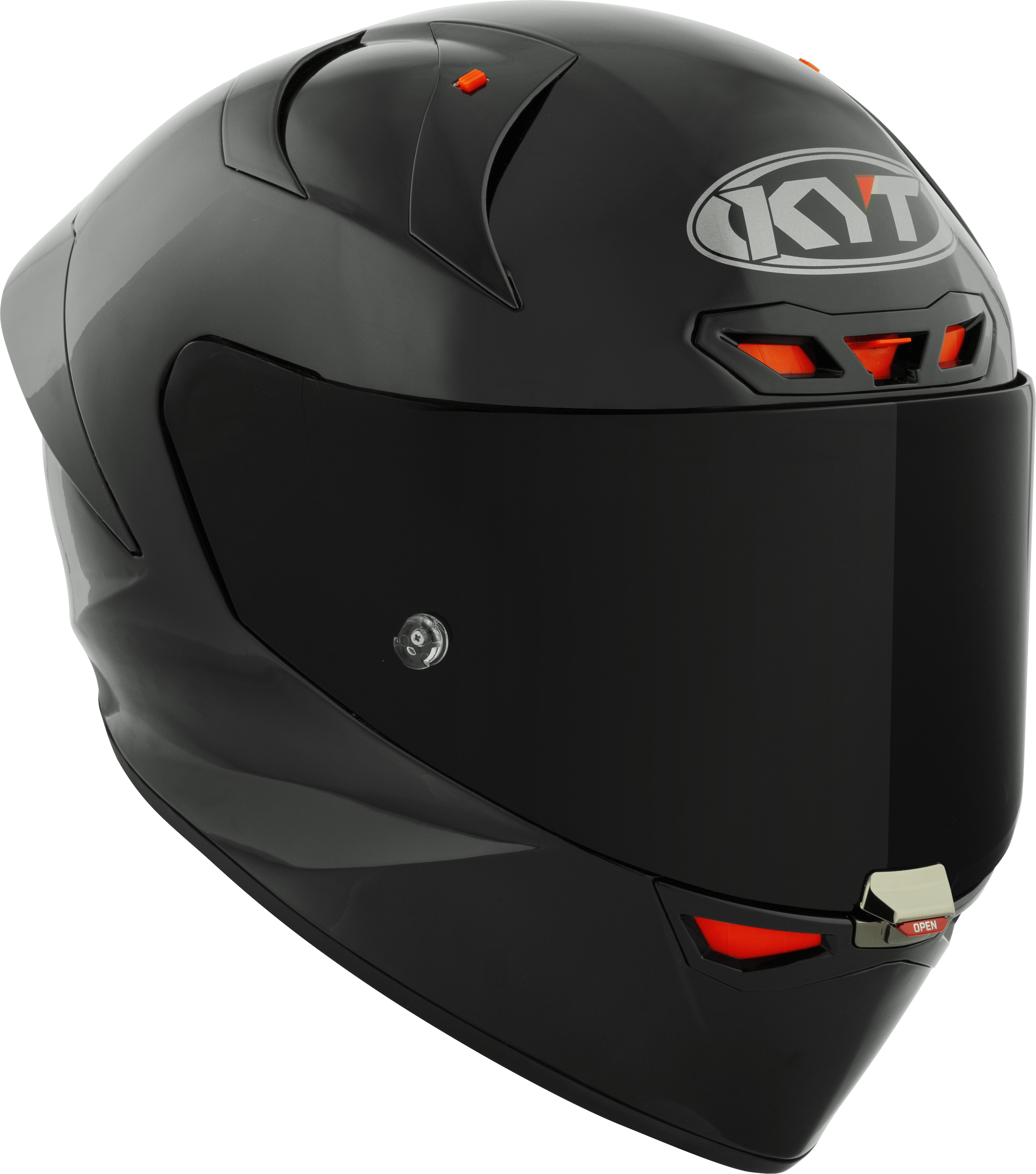KYT KX-1 Race GP Casco Sencillo Negro Y6KX00W6 