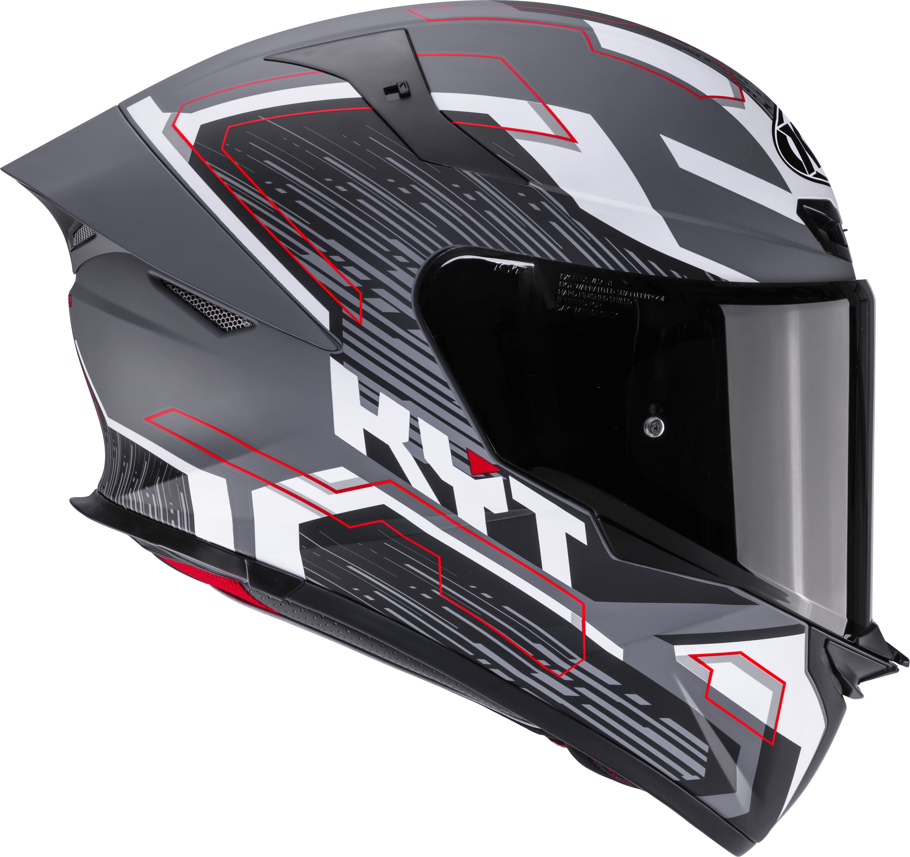 KYT TT-Revo Casco Speeding Mate Gris Y6TR0052 