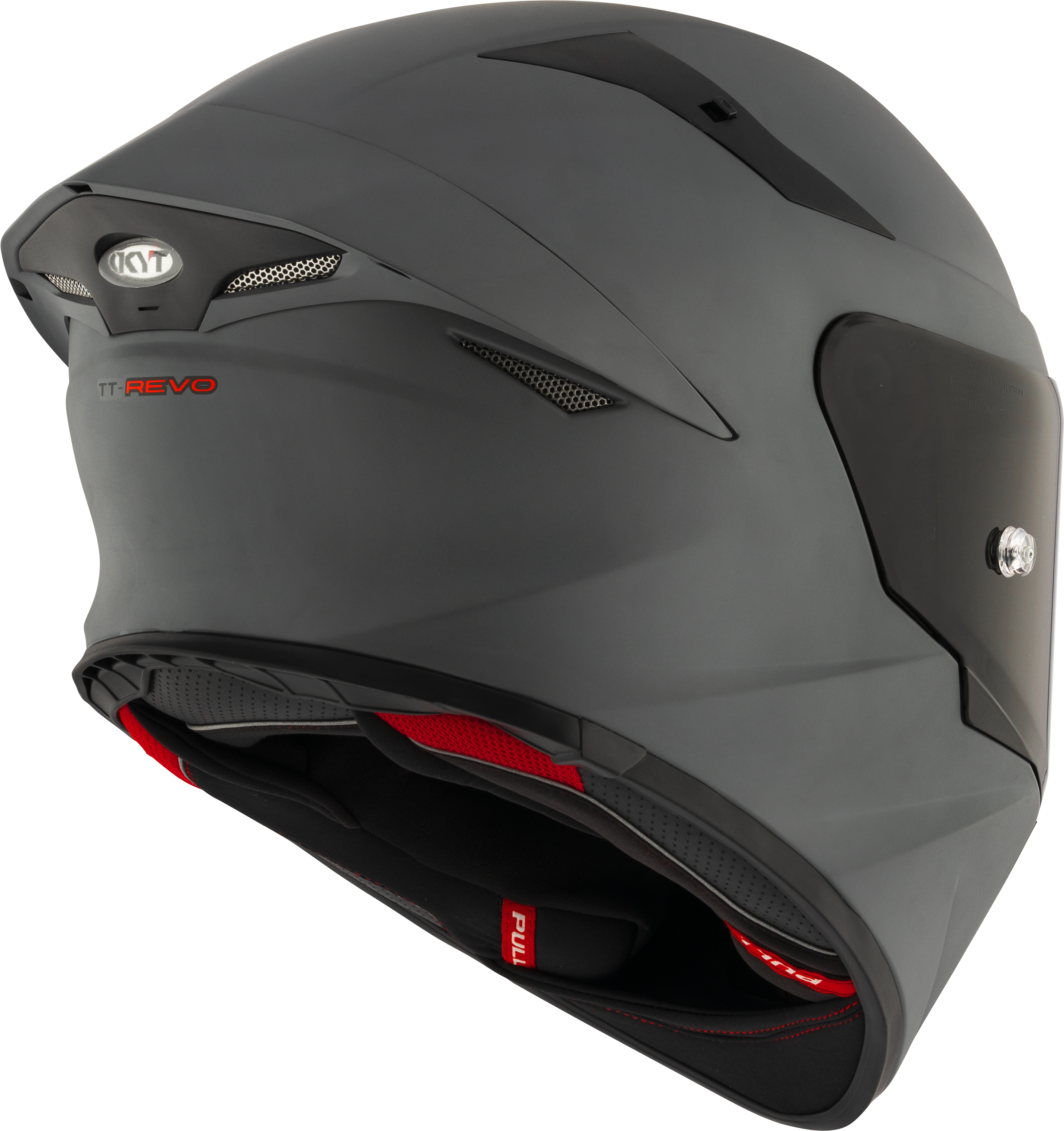 KYT TT-Revo casco gris antracita mate Y6TR00X1 