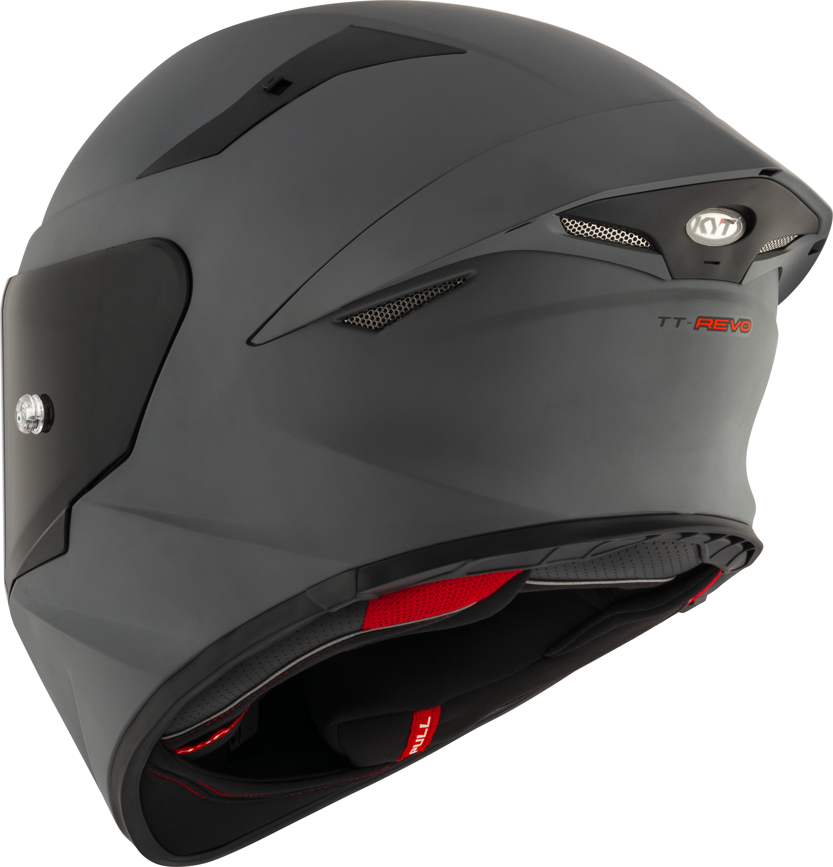 KYT TT-Revo casco gris antracita mate Y6TR00X1 