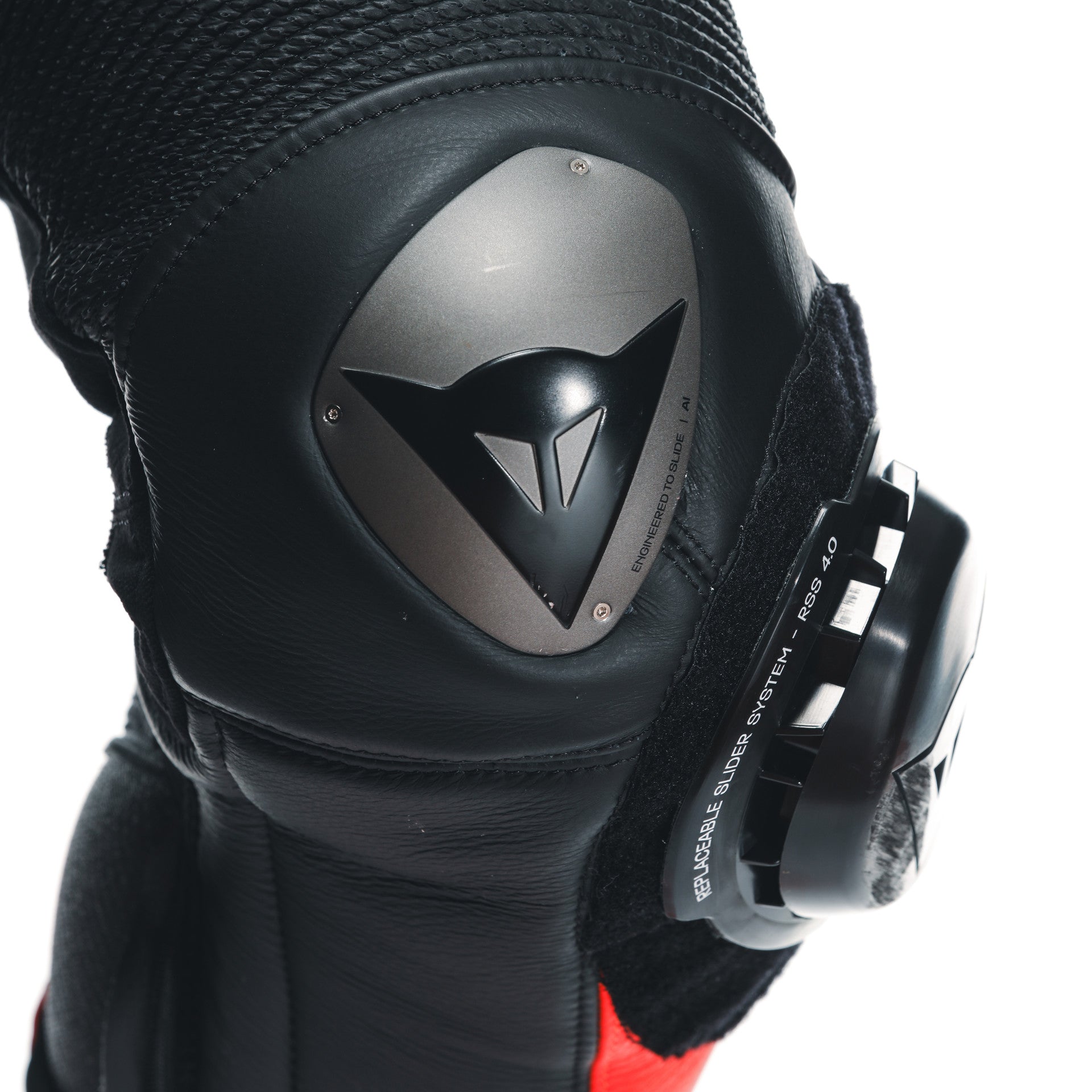 Dainese Misano 3 D-AIR® Mono de cuero – Traje de competición con airbag perforado | Hombre | Rojo 