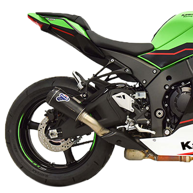 Kit de escape Termignoni Slip-On GP2R-RHT Negro Kawasaki ZX-10 R/RR (21-25) 