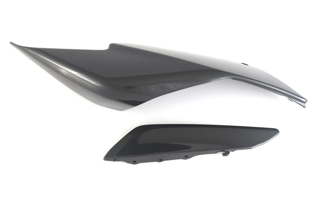 Carcasa trasera (2 piezas) izquierda de carbono Fullsix Ducati Panigale 1299/S (15-18) 