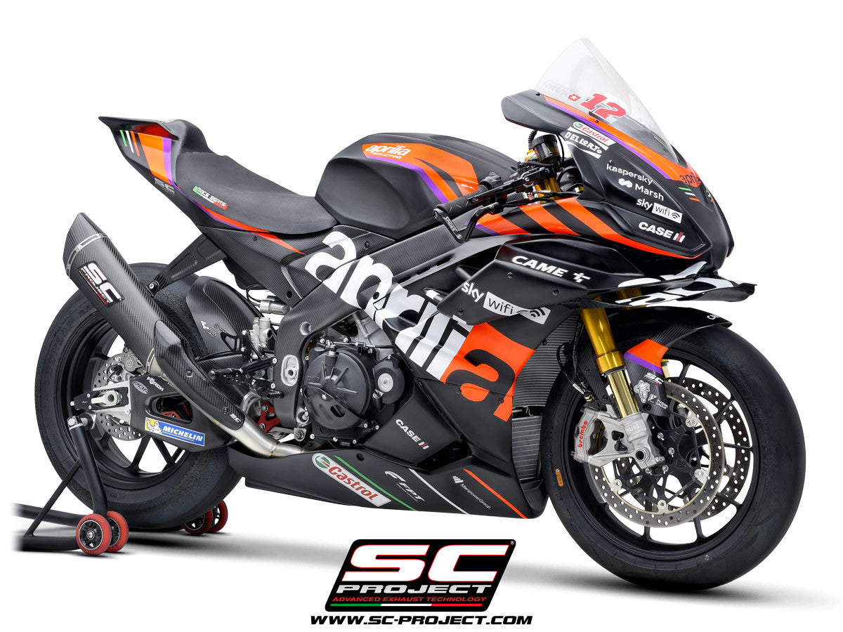 SC-Project Titan sistema completo SC1-R (350 mm) Aprilia RSV4 1100 Factory (21-24) A27A-TC93C 