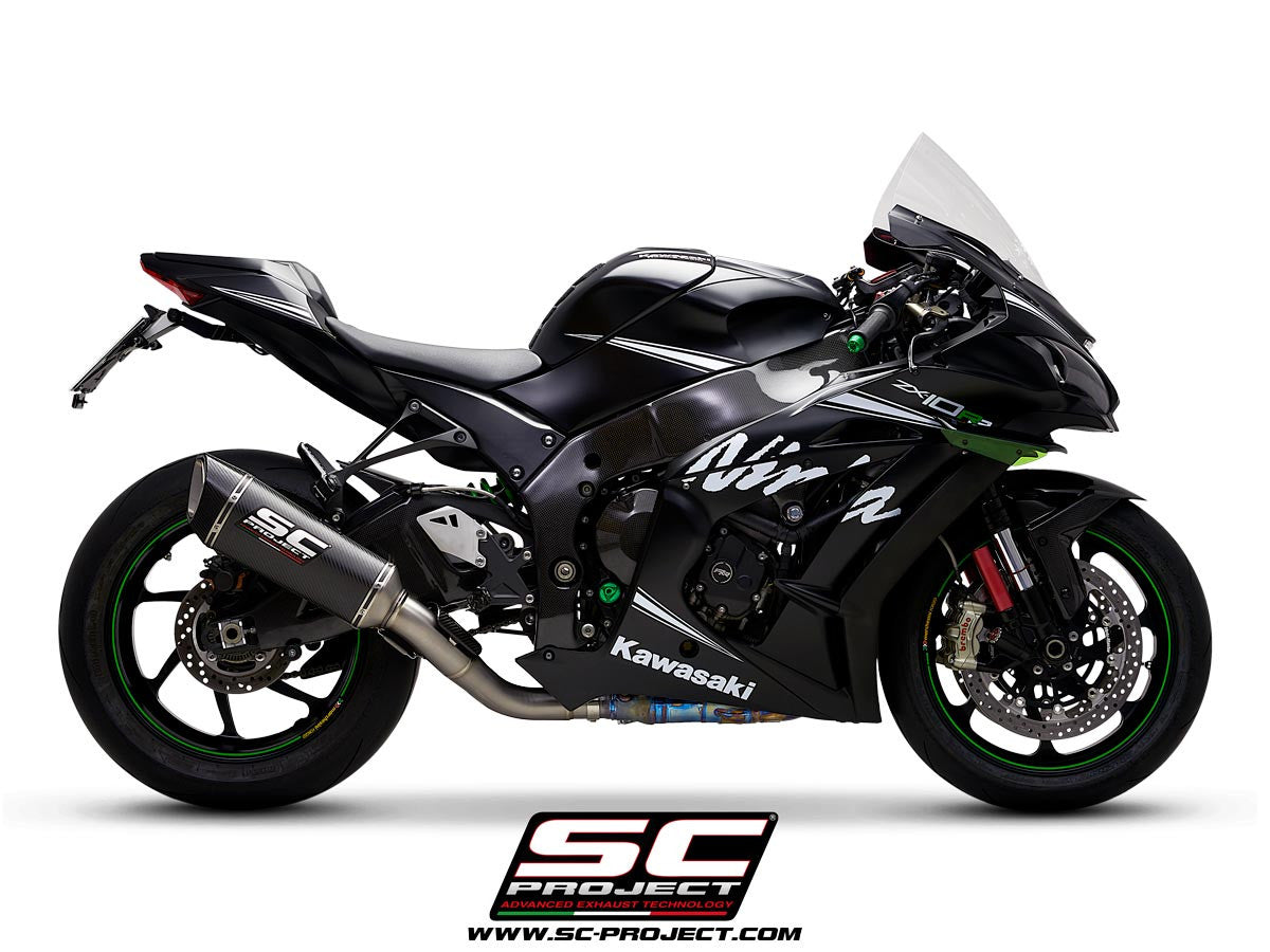 SC-Project Slip-On SC1-R + tubo de reemplazo KAT para Kawasaki ZX-10 R/RR (16-20) K22A-DET91 