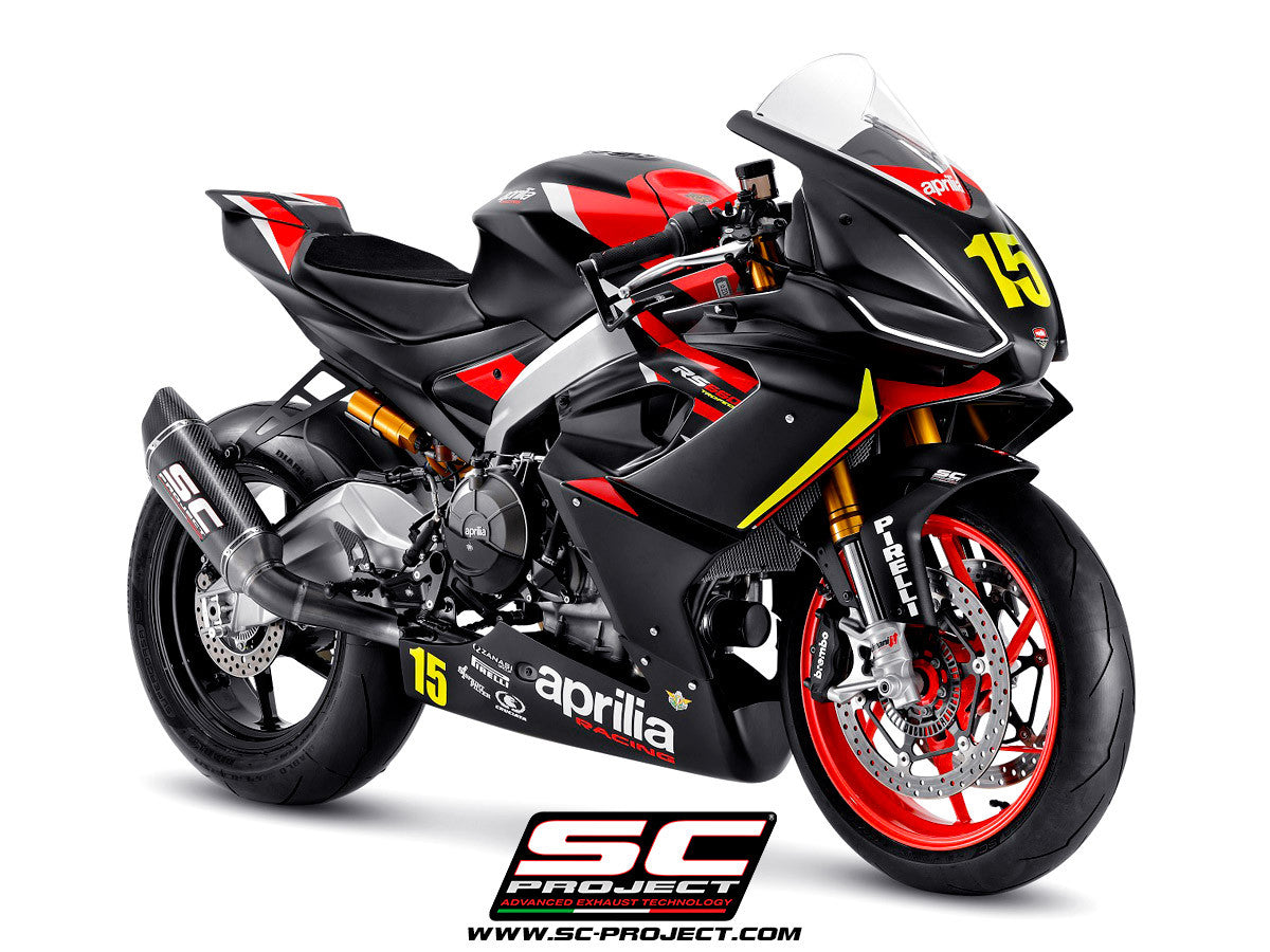 SC-Project Trofeo Titan sistema de escape completo 2-1 SC1-R Aprilia RS 660 (20-25) A23A-TC90 