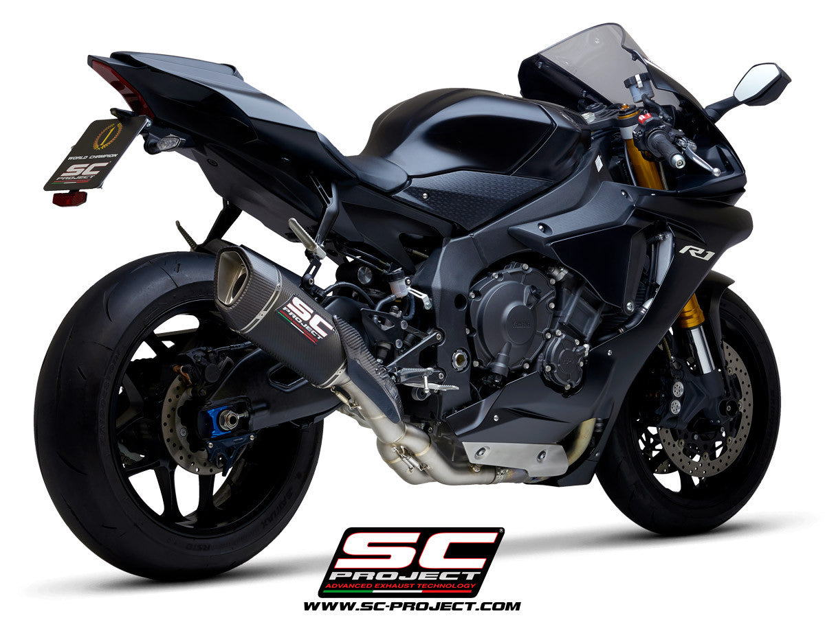 SC-Project Slip-On SC1-R + tubo de reemplazo KAT Yamaha YZF-R1/M RN65 (20-25) 