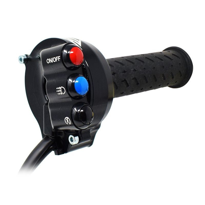 Cuerpo del acelerador con interruptor de manillar integrado JetPrime Aprilia RSV4/RR/1100 Factory (21-25) JP ACC 660 RV 