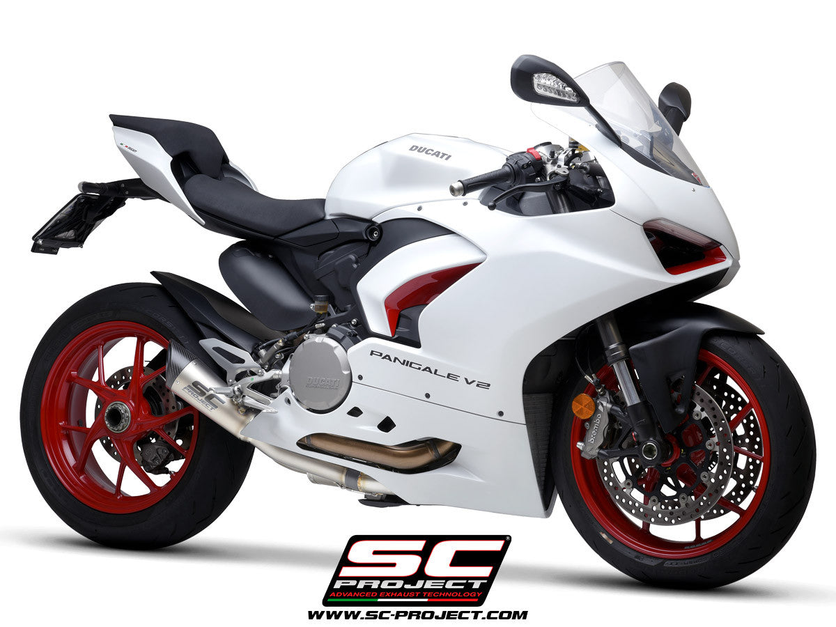 SC-Project Sistema de escape semi-completo S1 Ducati Panigale V2 955 (20-24) D35A-LT41T 