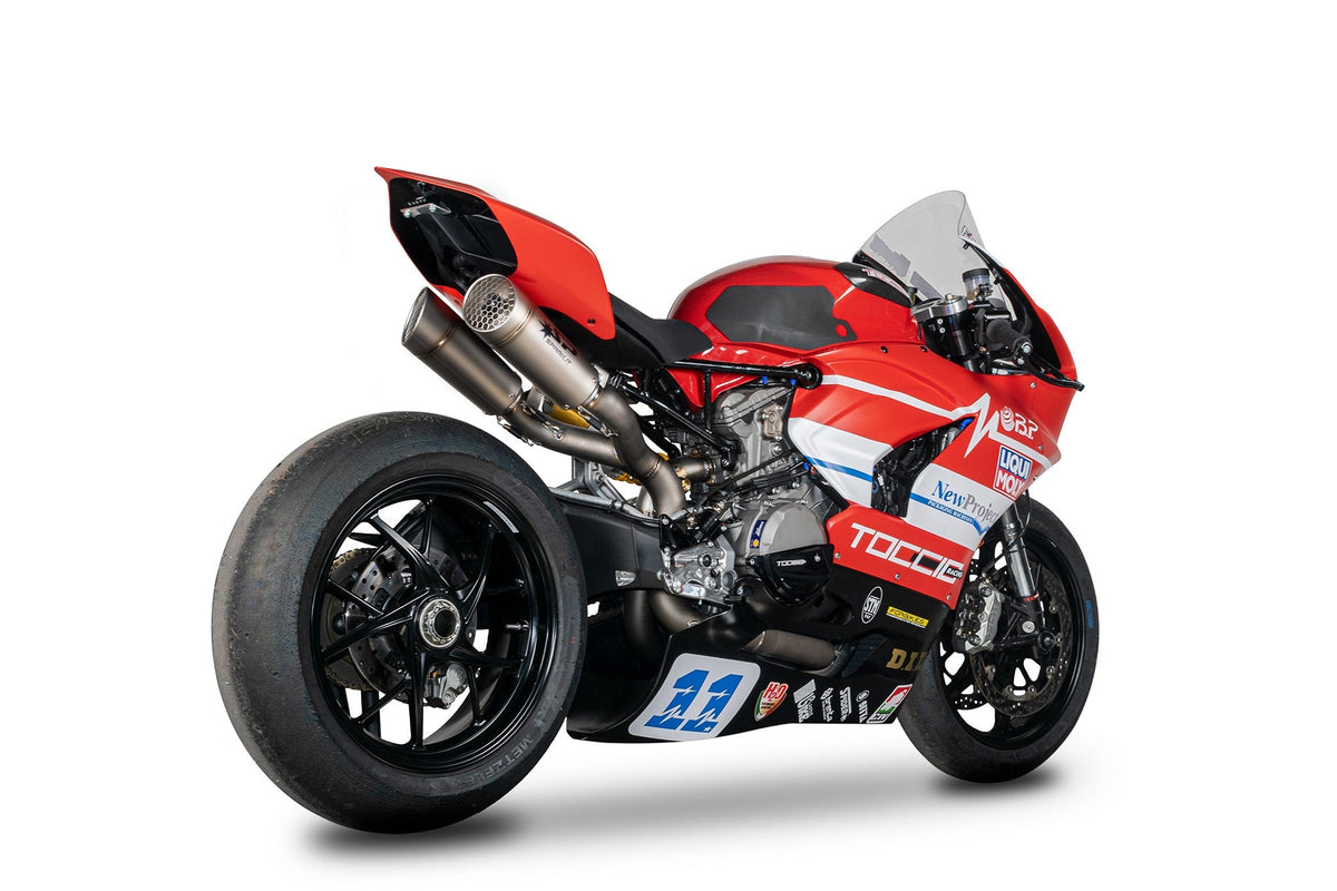 Spark Exhaust Komplettanlage Untersitz Grid-O Titanium Ducati Panigale 959 (16-19) GDU8832T