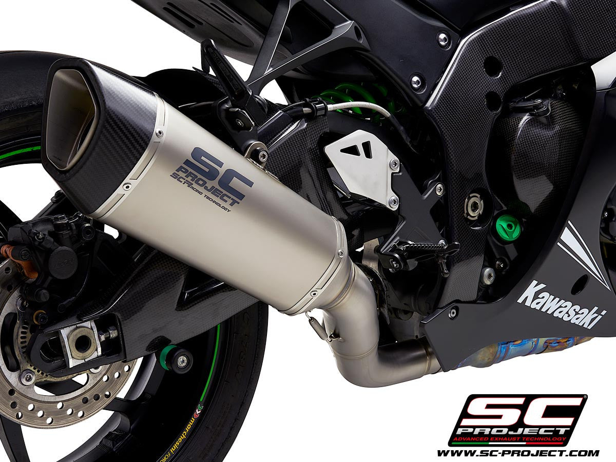 SC-Project Slip-On SC1-R + tubo de reemplazo KAT para Kawasaki ZX-10 R/RR (16-20) K22A-DET91 
