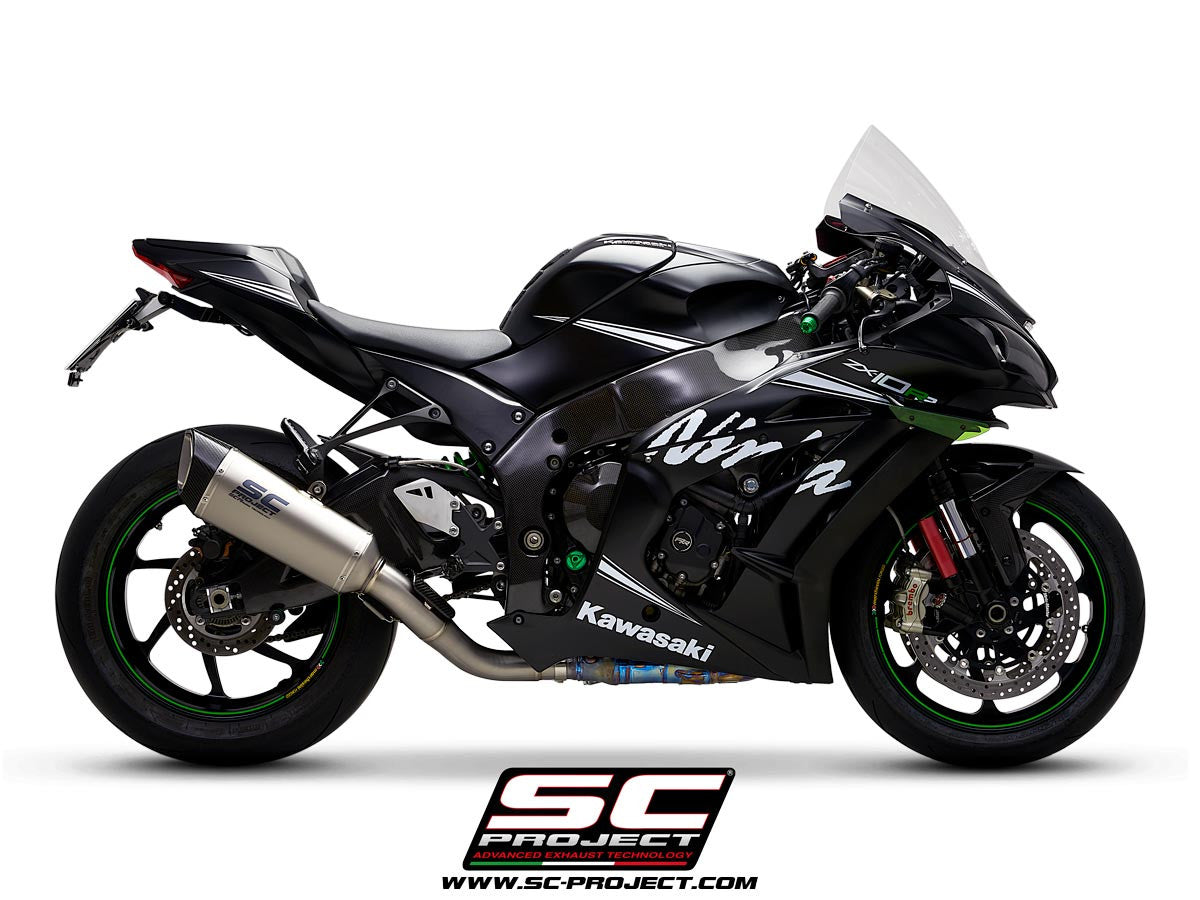SC-Project Slip-On SC1-R + tubo de reemplazo KAT para Kawasaki ZX-10 R/RR (16-20) K22A-DET91 