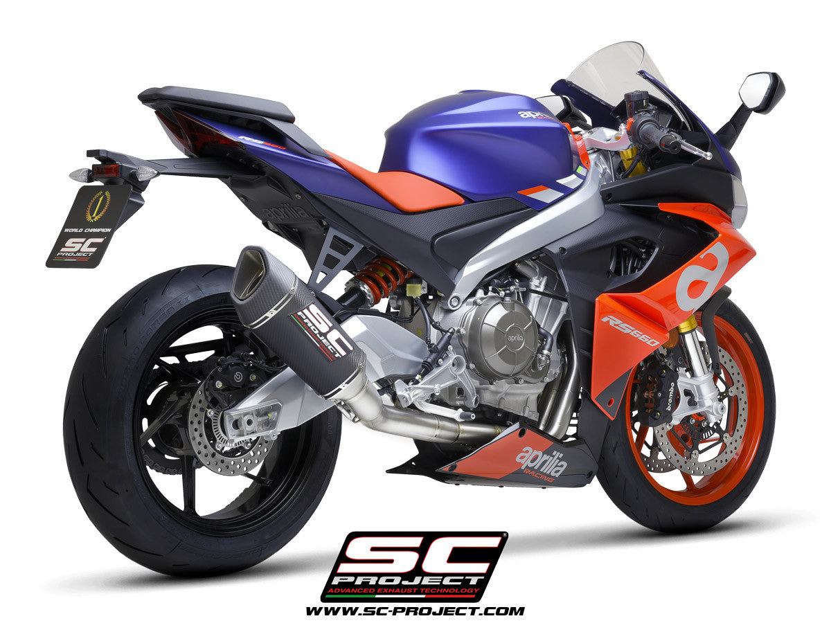 SC-Project Trofeo Titan sistema de escape completo 2-1 SC1-R Aprilia RS 660 (20-25) A23A-TC90 