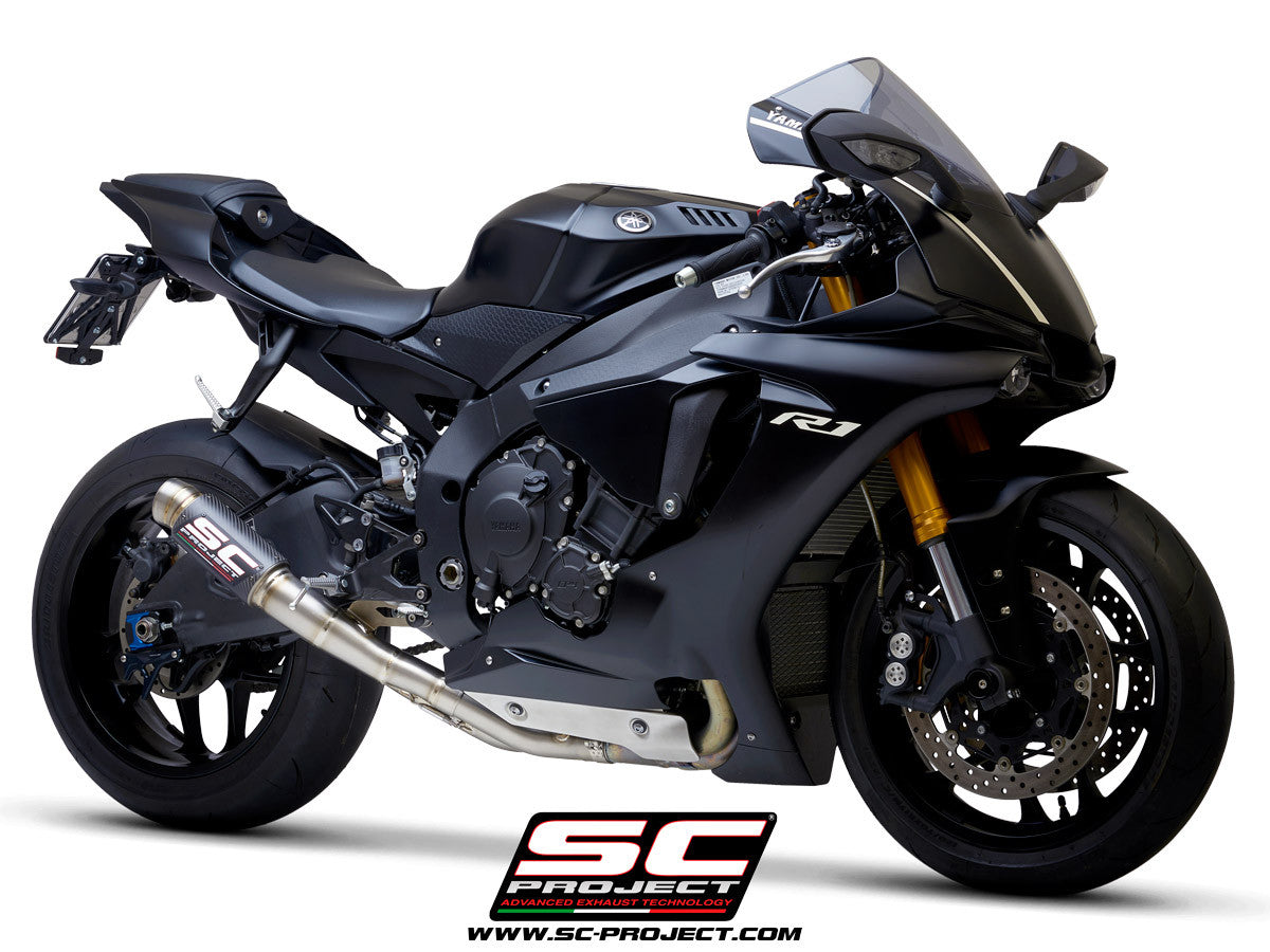 SC-Project Slip-On GP70-R + tubo de reemplazo de catalizador Yamaha YZF-R1/M RN32 (15-16) Y11A-DET70 