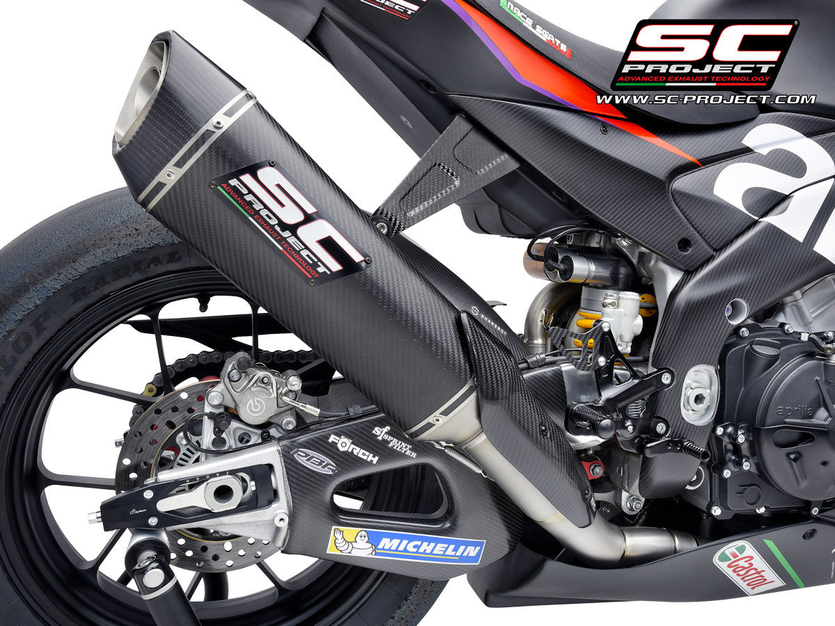 SC-Project Titan sistema completo SC1-R (350 mm) Aprilia RSV4 1100 Factory (21-24) A27A-TC93C 