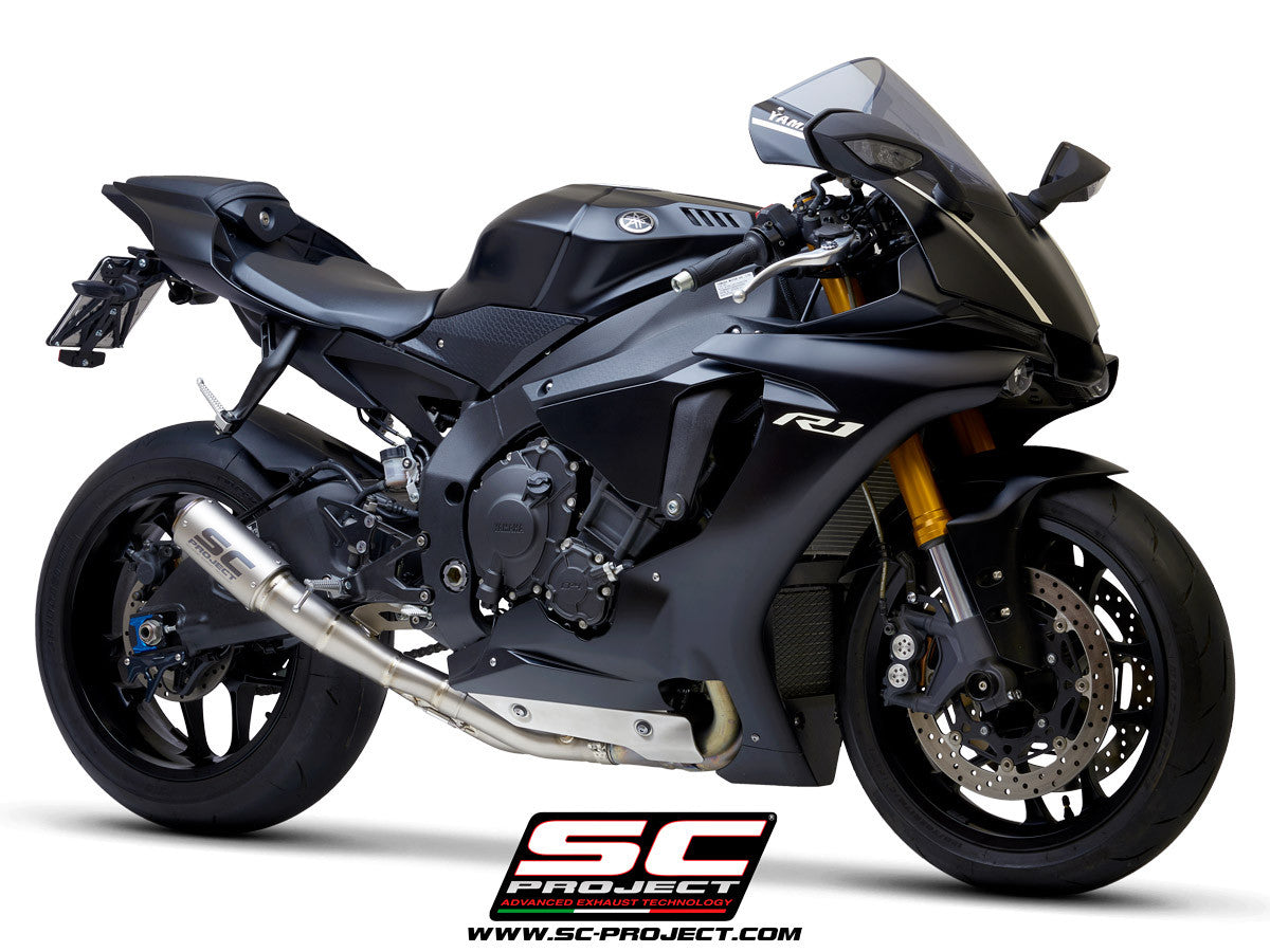 SC-Project Slip-On CR-T + tubo de reemplazo KAT para Yamaha YZF-R1/M RN65 (20-25) Y11C-DET36 