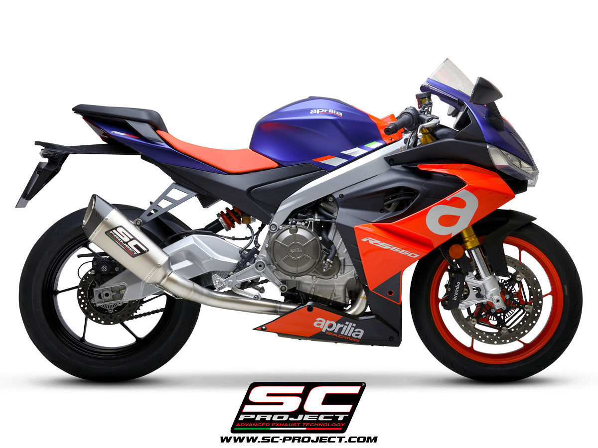 SC-Project Trofeo Titan sistema de escape completo 2-1 SC1-R Aprilia RS 660 (20-25) A23A-TC90 