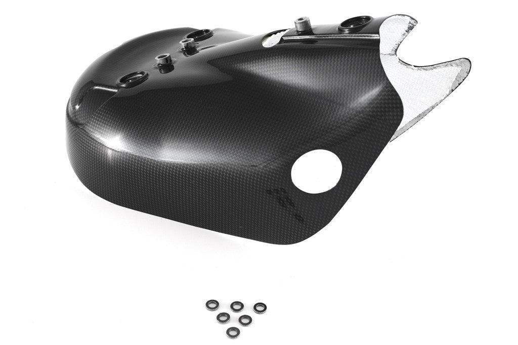 Protección térmica de colector de carbono Fullsix Ducati Panigale V2 955 (20-24) 