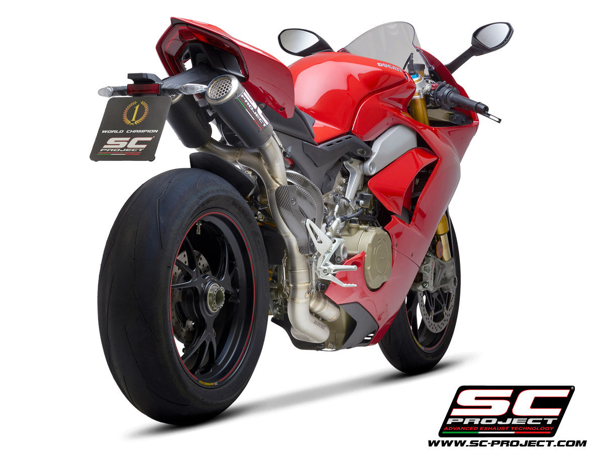 SC-Project Sistema de escape semi-completo CR-T Ducati Panigale V4/S (18-20) D26A-T68C 