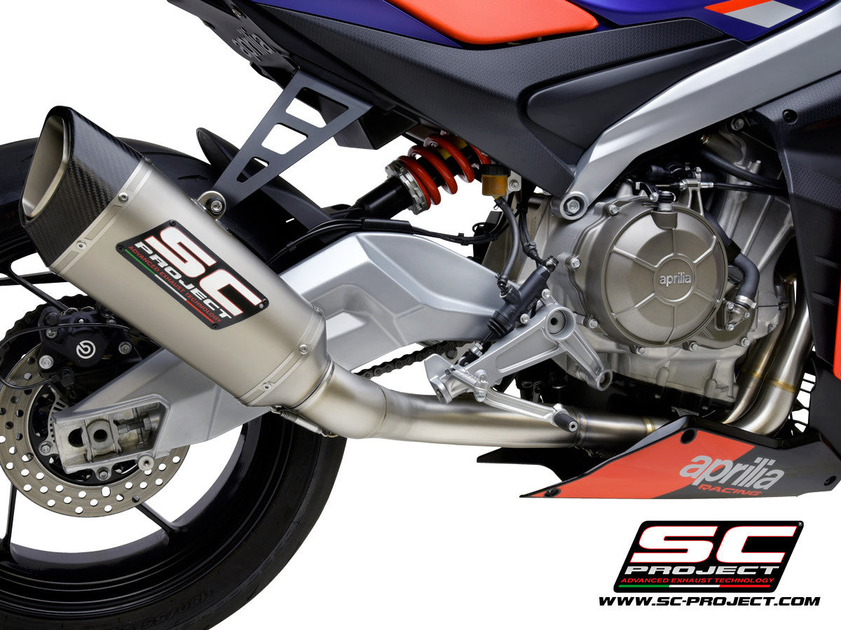 SC-Project Trofeo Titan sistema completo 2-1 SC1-R Aprilia RS 660 (20-24) A23A-PTC90 
