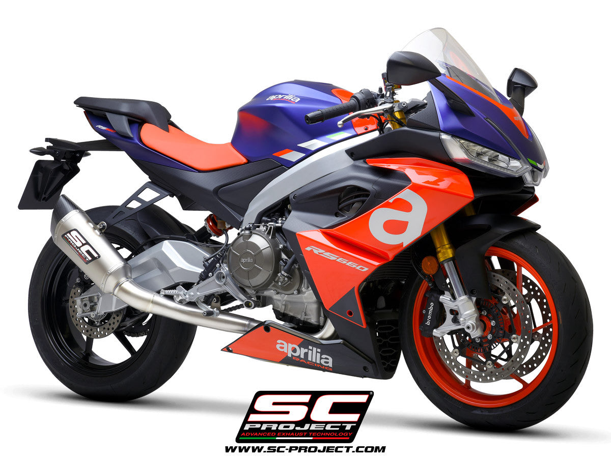 SC-Project Trofeo Titan sistema completo 2-1 SC1-R Aprilia RS 660 (20-24) A23A-PTC90 