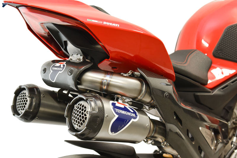 Sistema de escape completo de acero inoxidable Termignoni D200 RHT para Ducati Panigale V4 R (19-24) D20009400ITC 